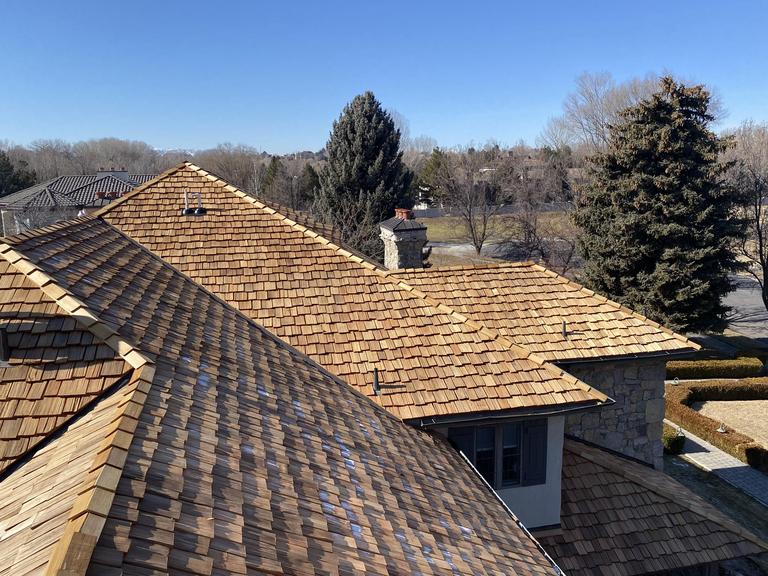 Look at this Wood Shake Roof!